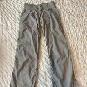Lululemon grey dance studio pants